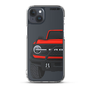 Red Ford Bronco "First Edition" - iPhone Case