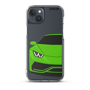 Green Lamborghini Huracan - iPhone Case