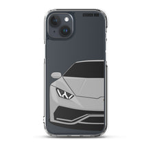 Load image into Gallery viewer, Silver Lamborghini Huracan - iPhone Case