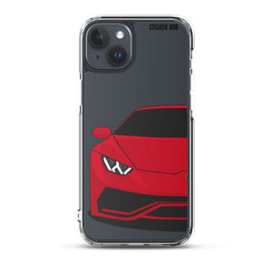 Red Lamborghini Huracan - iPhone Case