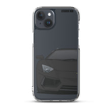 Load image into Gallery viewer, Black Lamborghini Aventadoor - iPhone Case