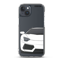 Load image into Gallery viewer, White Lamborghini Aventadoor - iPhone Case