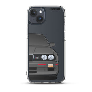 Gray BMW E30 - iPhone Case