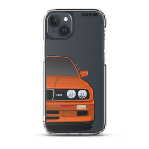 Orange BMW E30 - iPhone Case