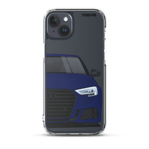 Navarra Blue B9 Audi S3 - iPhone Case