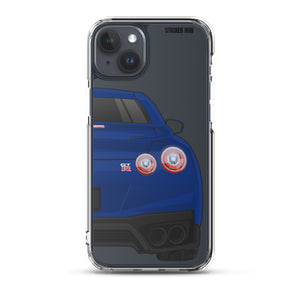 Deep Blue R35 Nissan GTR - iPhone Case