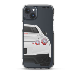 White R35 Nissan GTR - iPhone Case