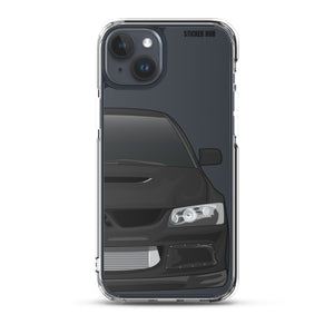 Black Mitsubishi Evo - iPhone Case