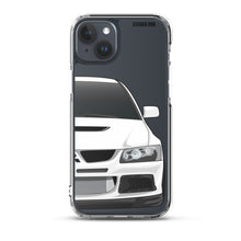 Load image into Gallery viewer, White Mitsubishi Evo - iPhone Case