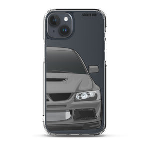 Gray Mitsubishi Evo - iPhone Case