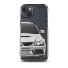 Load image into Gallery viewer, Silver Mitsubishi Evo - iPhone Case