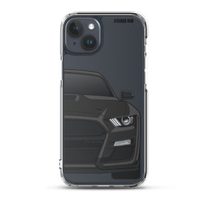 Black 20+ Mustang GT500 - iPhone Case