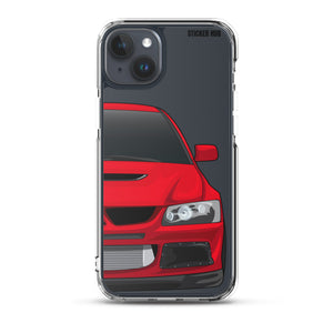 Red Mitsubishi Evo - iPhone Case