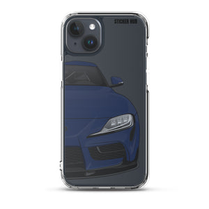 Downshift Blue MKV Toyota Supra - iPhone Case