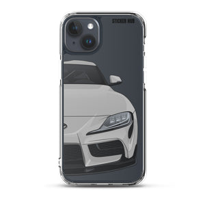 Silver MKV Toyota Supra - iPhone Case