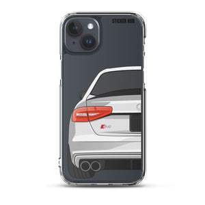 Silver B8.5 Audi S4 - iPhone Case