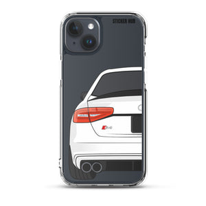 White B8.5 Audi S4 - iPhone Case