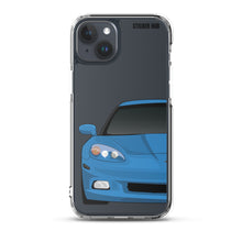 Load image into Gallery viewer, Jet Stream Blue C6 Corvette - iPhone Case