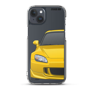 Yellow Honda S2000 - iPhone Case