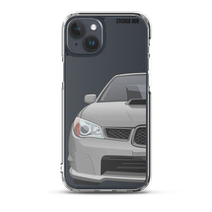 Crystal Grey 06-07 Subaru WRX STI - iPhone Case