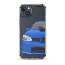 Load image into Gallery viewer, WR Blue 06-07 Subaru WRX STI - iPhone Case