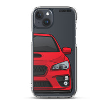 Load image into Gallery viewer, Lightning Red 15-17 Subaru WRX STI - iPhone Case