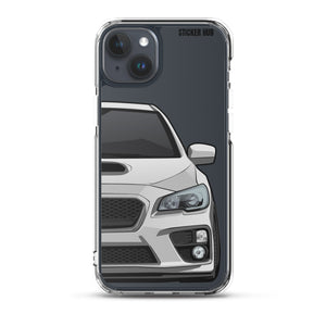 Silver 15-17 Subaru WRX STI - iPhone Case