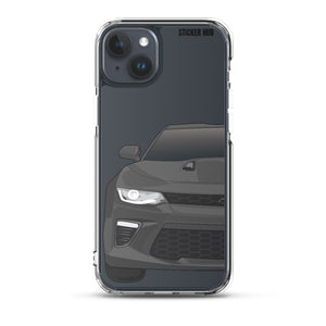 Gray 6th Gen Camaro SS - iPhone Case