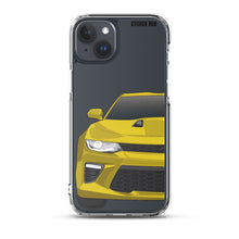 Load image into Gallery viewer, Yellow 6th Gen Camaro SS - iPhone Case