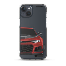 Load image into Gallery viewer, Garnet Red 6th Gen Camaro ZL1 1LE - iPhone Case