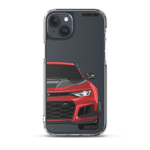 Load image into Gallery viewer, Red Hot 6th Gen Camaro ZL1 1LE - iPhone Case