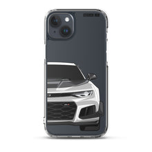 Load image into Gallery viewer, Silver 6th Gen Camaro ZL1 1LE - iPhone Case