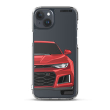 Load image into Gallery viewer, Red Hot 6th Gen Camaro ZL1 - iPhone Case