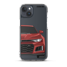 Load image into Gallery viewer, Garnet Red 6th Gen Camaro ZL1 - iPhone Case