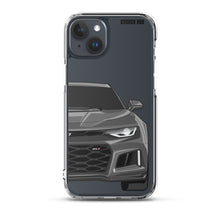 Load image into Gallery viewer, Gray 6th Gen Camaro ZL1 - iPhone Case