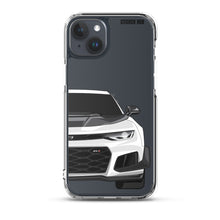 Load image into Gallery viewer, White 6th Gen Camaro ZL1 1LE - iPhone Case