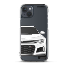 Load image into Gallery viewer, White 6th Gen Camaro ZL1 - iPhone Case