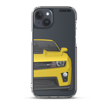 Load image into Gallery viewer, Rally Yellow 5th Gen Camaro ZL1 - iPhone Case