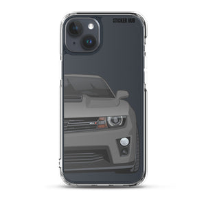 Ashen Grey 5th Gen Camaro ZL1 - iPhone Case