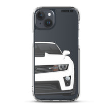 Load image into Gallery viewer, White 5th Gen Camaro ZL1 - iPhone Case