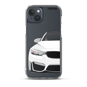 White BMW F80 - iPhone Case