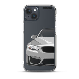 Silver BMW F80 - iPhone Case