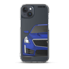 Load image into Gallery viewer, Wave Blue Cadillac CTS-V - iPhone Case