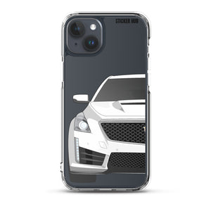 White Cadillac CTS-V - iPhone Case