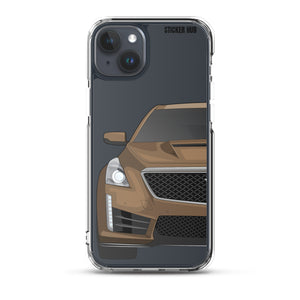 Bronze Sand Cadillac CTS-V - iPhone Case