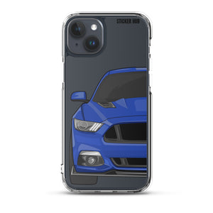 Deep Impact Blue 15-17 Mustang 5.0 - iPhone Case