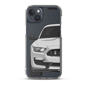 Silver Mustang GT350 - iPhone Case