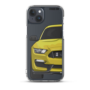 Yellow Mustang GT350 - iPhone Case