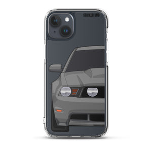 Gray 11-12 Mustang 5.0 - iPhone Case