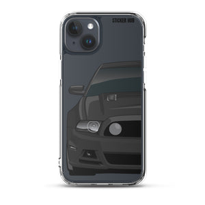 Black 13-14 Mustang 5.0 - iPhone Case